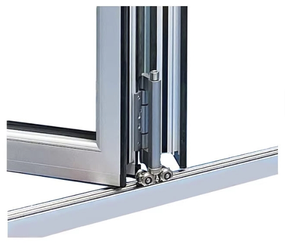 Modern design commercial window frames Folding windows with tempered glass Double-folding windows