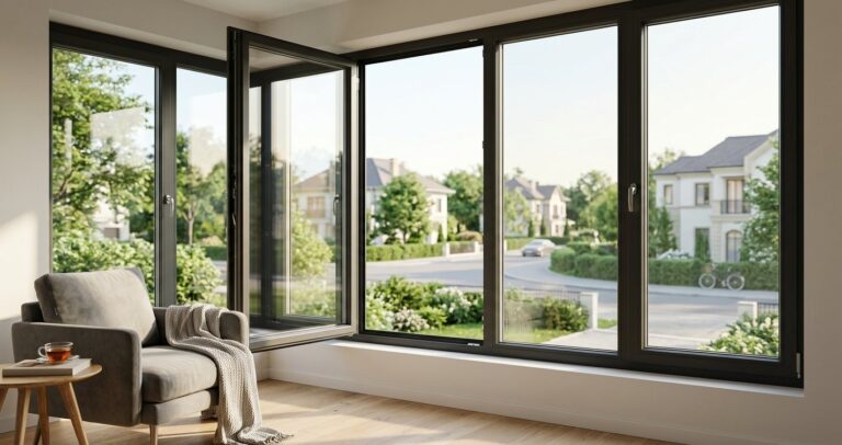 Double glazed casement windows