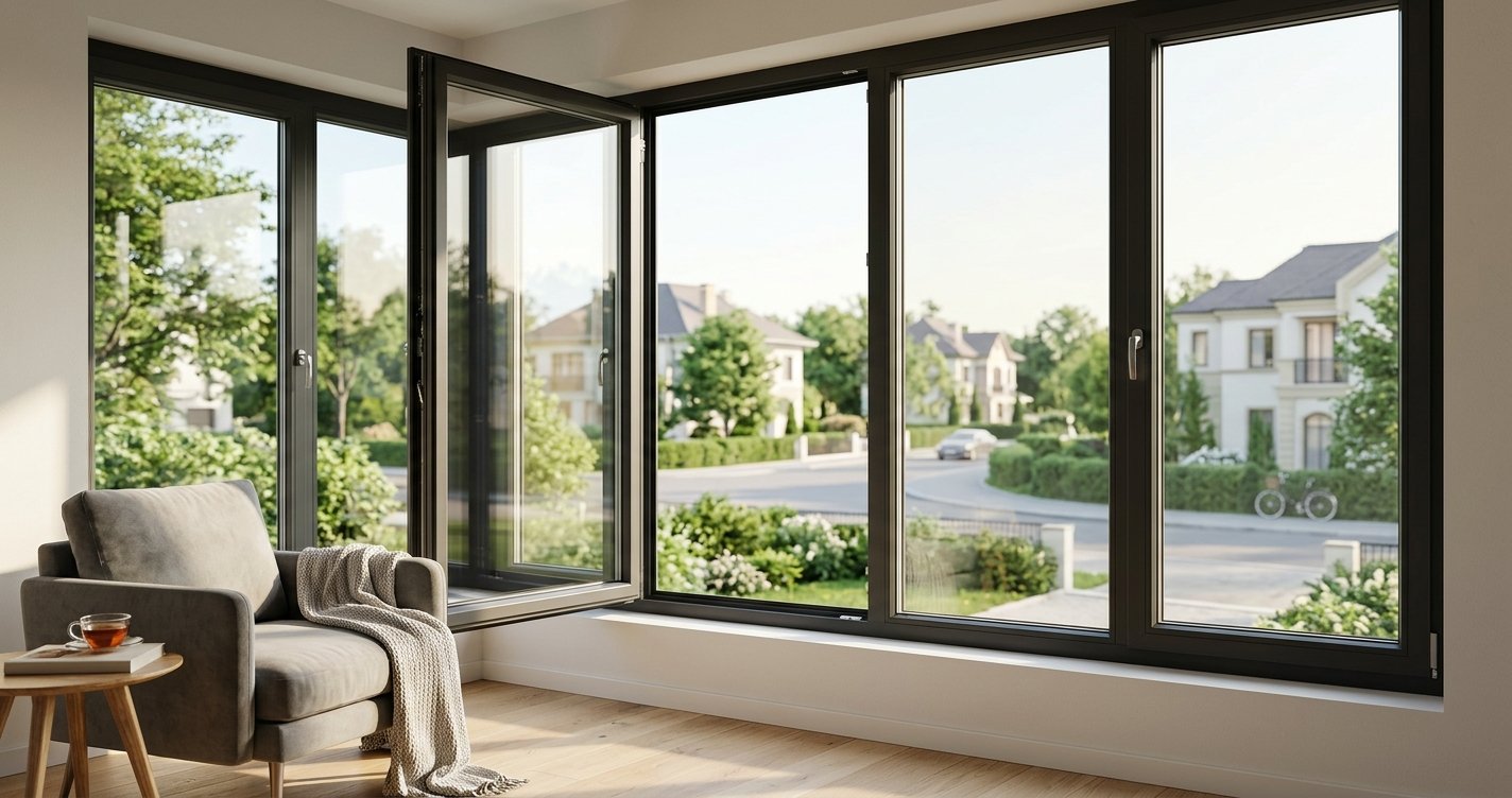 Double glazed casement windows